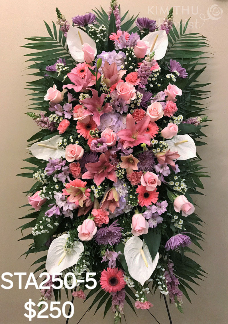 Funeral Stand STA250 5 Kim Thu Florist funeral-stand-sta250-5-kim-thu-florist