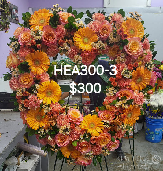 Flower Heart HEA300-3