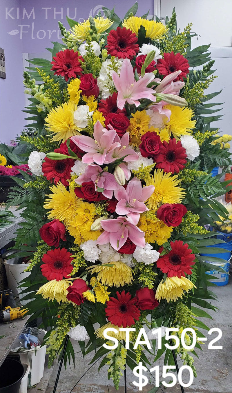 Funeral Stand STA150-2 – Kim Thu Florist