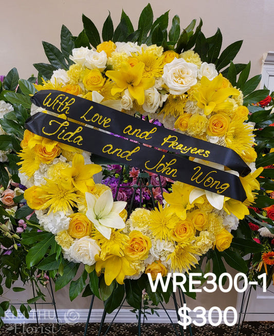 Flower Wreath WRE300-1