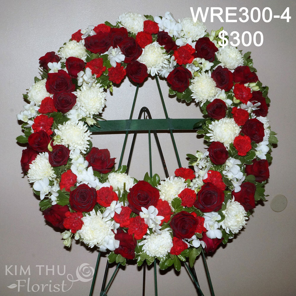 Flower Wreath WRE300-4