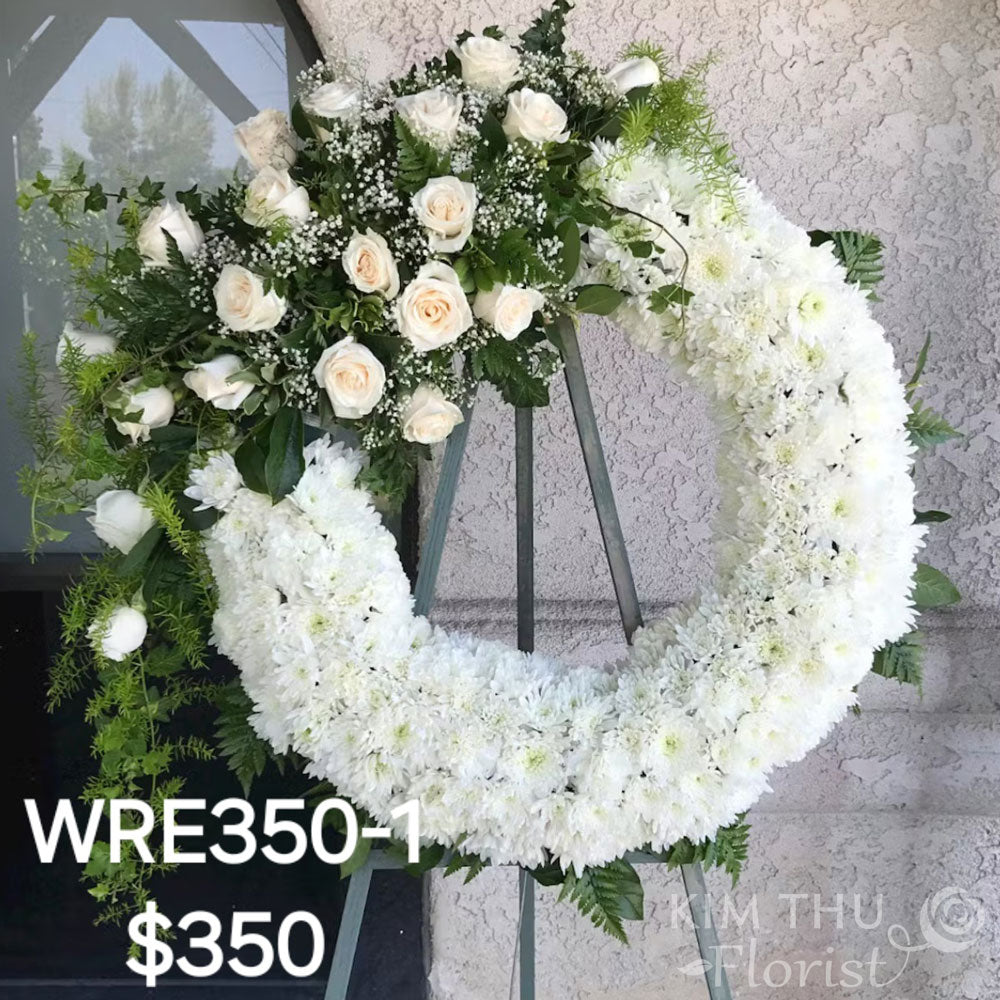 Flower Wreath WRE350-1