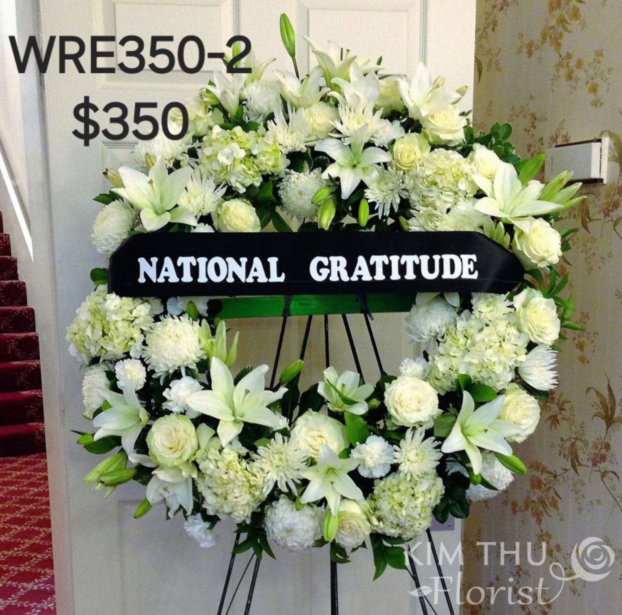 Flower Wreath WRE350-2