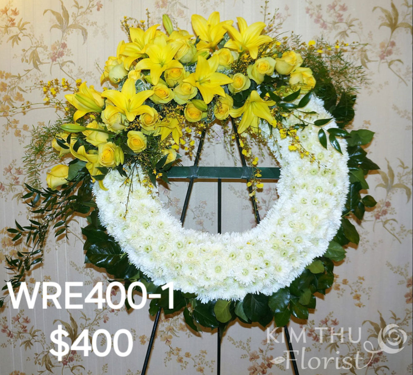 Flower Wreath WRE400-1