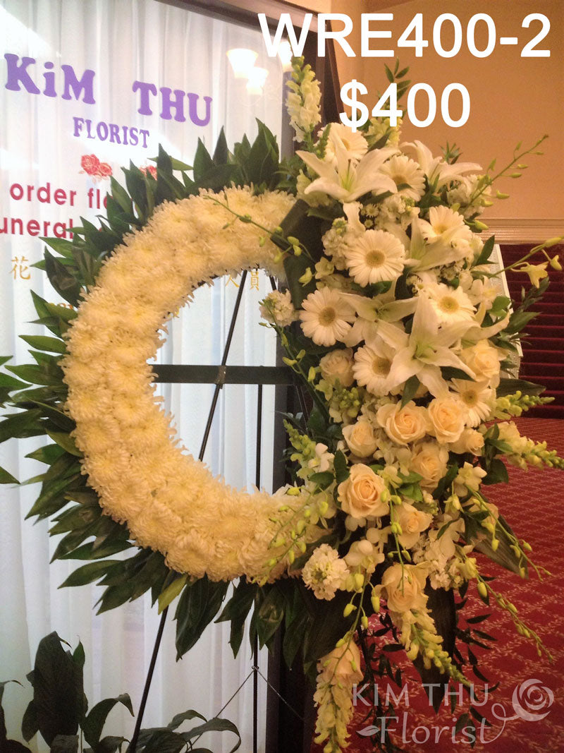 Flower Wreath WRE400-2