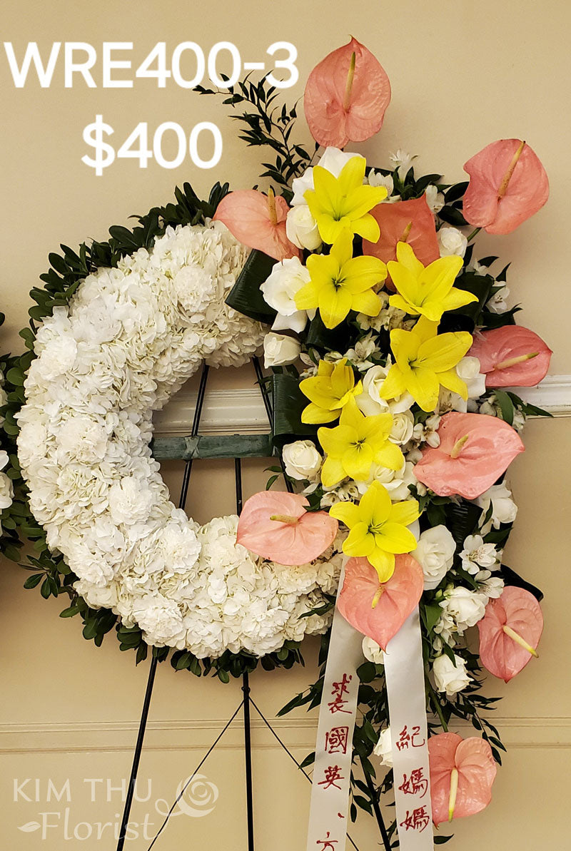 Flower Wreath WRE400-3