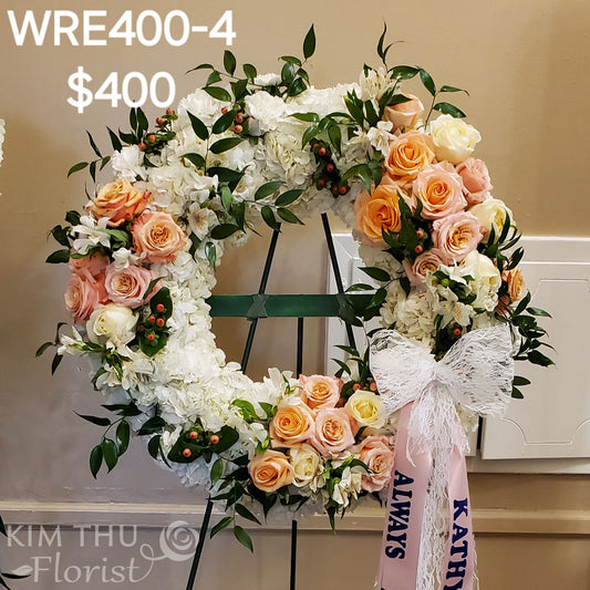 Flower Wreath WRE400-4