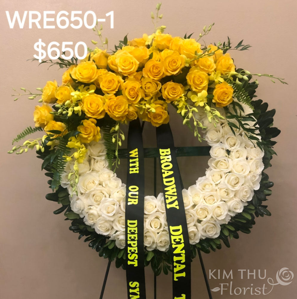 Flower Wreath WRE650-1