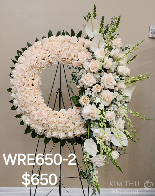 Flower Wreath WRE650-2